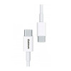 Câble de charge Elektrum TBA002 Type-C / 2.4 A / 25 W / 1M / Blanc