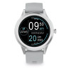 Smartwatch Ksix Globe 1.28" / Gris Avec Casque Bluetooth P9 Blanc Offert