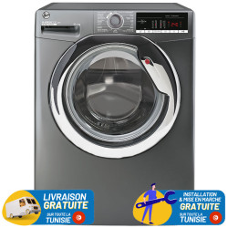 Lave linge Hoover H-WASH 300 LITE 10.5 KG Smart / 1400 trs / Silver