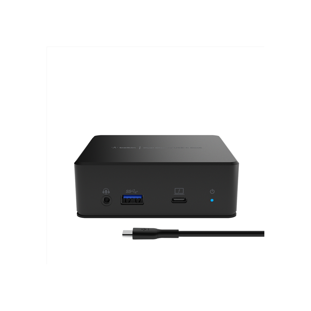 Station d'accueil universelle Belkin USB-C double affichage / Noir