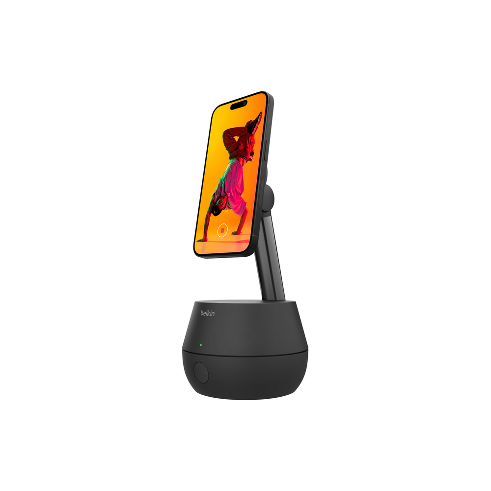 Support rotatif Pro avec détection automatique et DockKit Belkin pour Smartphone / 360° / Noir