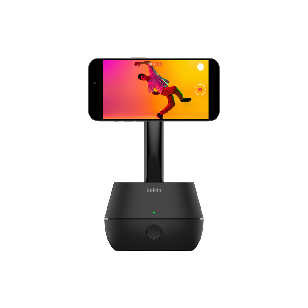 Support rotatif Pro avec détection automatique et DockKit Belkin pour Smartphone / 360° / Noir