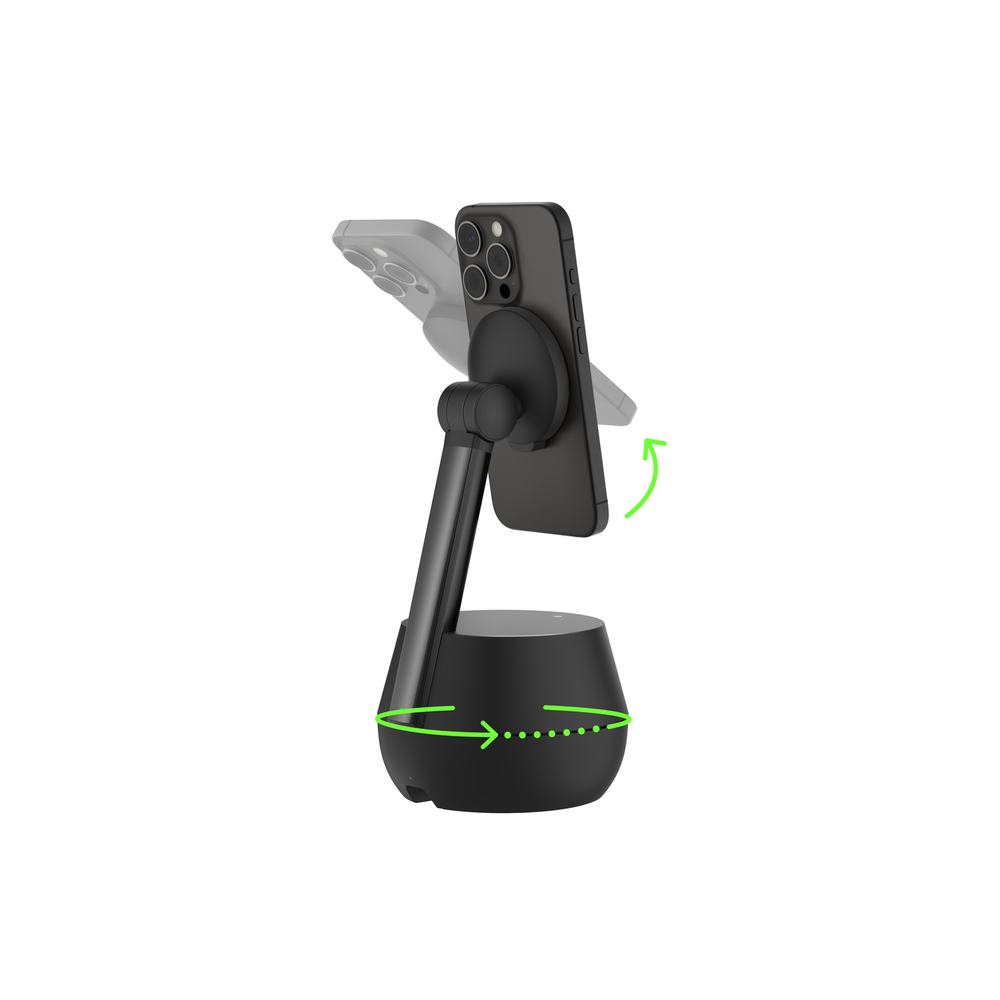 Support rotatif Pro avec détection automatique et DockKit Belkin pour Smartphone / 360° / Noir