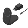 Socle de recharge aimanté et pliable avec Qi2 15 W / Noir