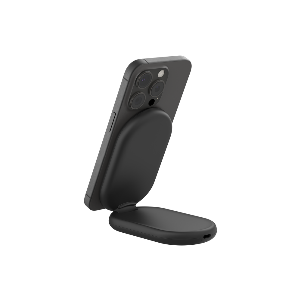 Socle de recharge aimanté et pliable avec Qi2 15 W / Noir