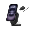 Socle de recharge 2-en-1 aimantée et pliable avec Qi2 15 W / Noir