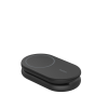 Socle de recharge 2-en-1 aimantée et pliable avec Qi2 15 W / Noir