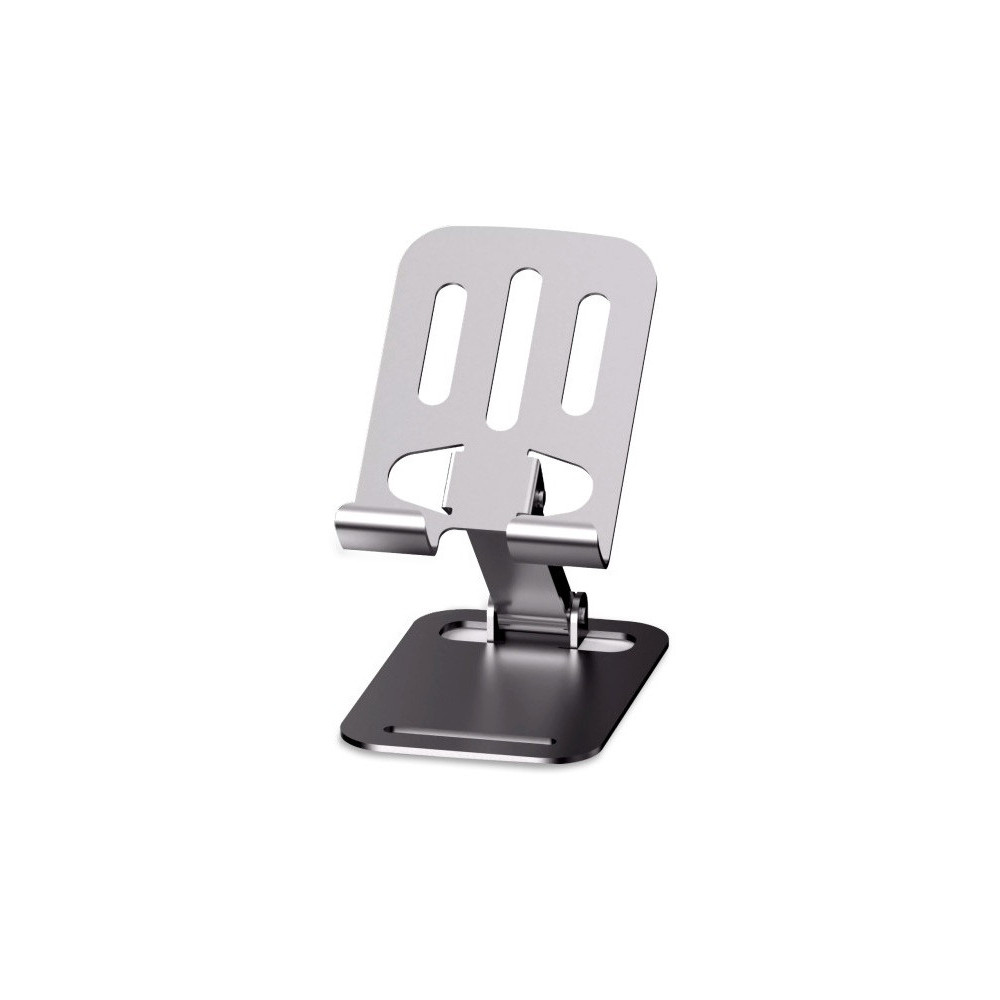 Support pliant multi-usages antidérapant aluminium KSIX Pour Smartphone / 180° / Noir