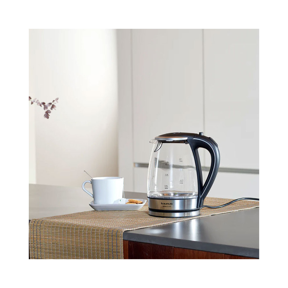 Bouilloire TAURUS AROA GLASS / 2200W / 1.8L