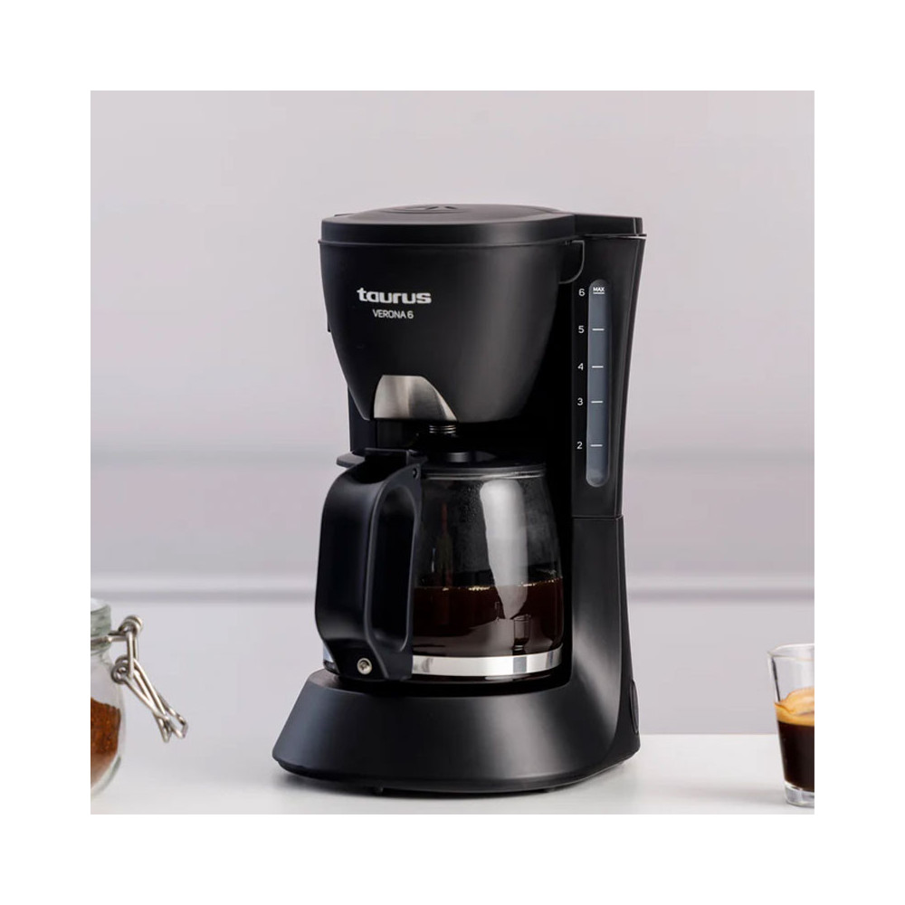 Cafetière Taurus VERONA 6 / 600W / Noir