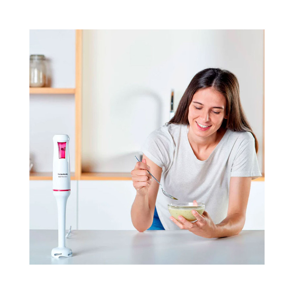MIXEUR PLONGEANT TAURUS 916404 / 750W / BLANC & ROSE