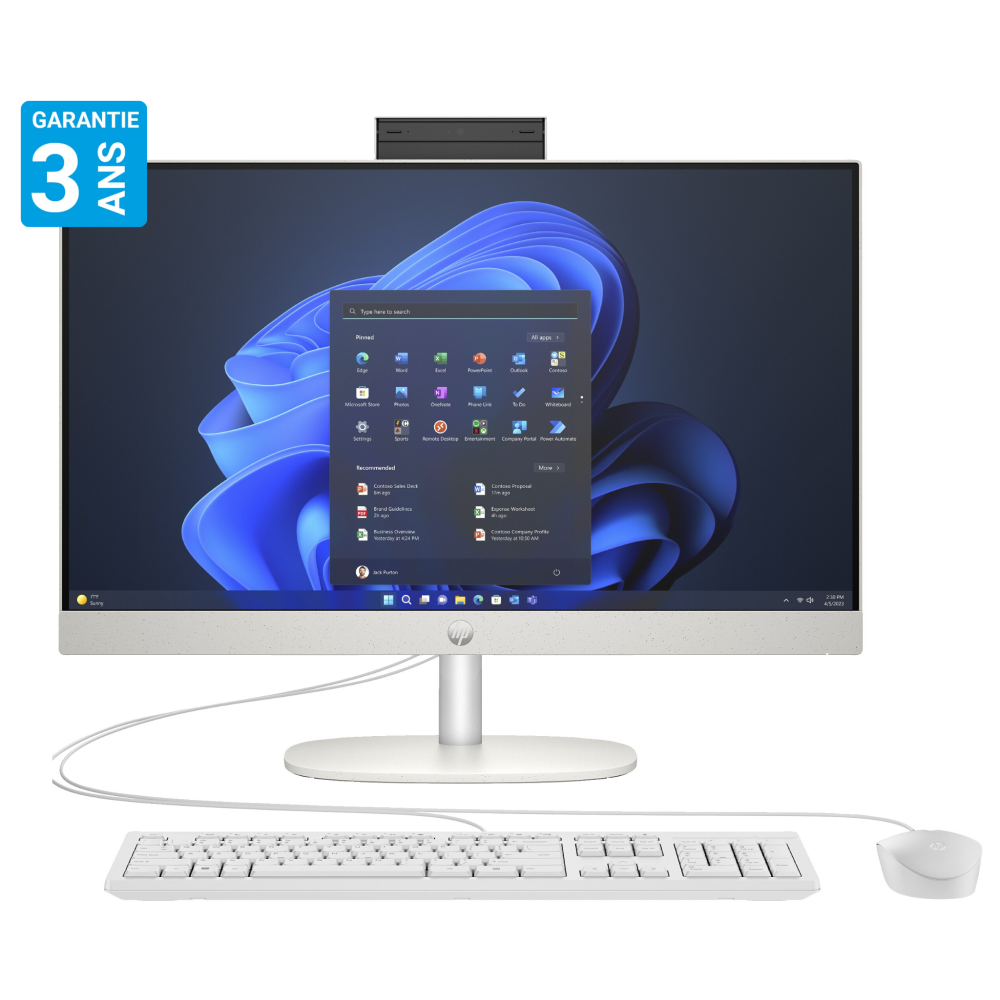 PC DE BUREAU ALL IN ONE HP PROONE 240 G10 I5 13È GÉN 16GO 512GO SSD / Windows 11 Pro
