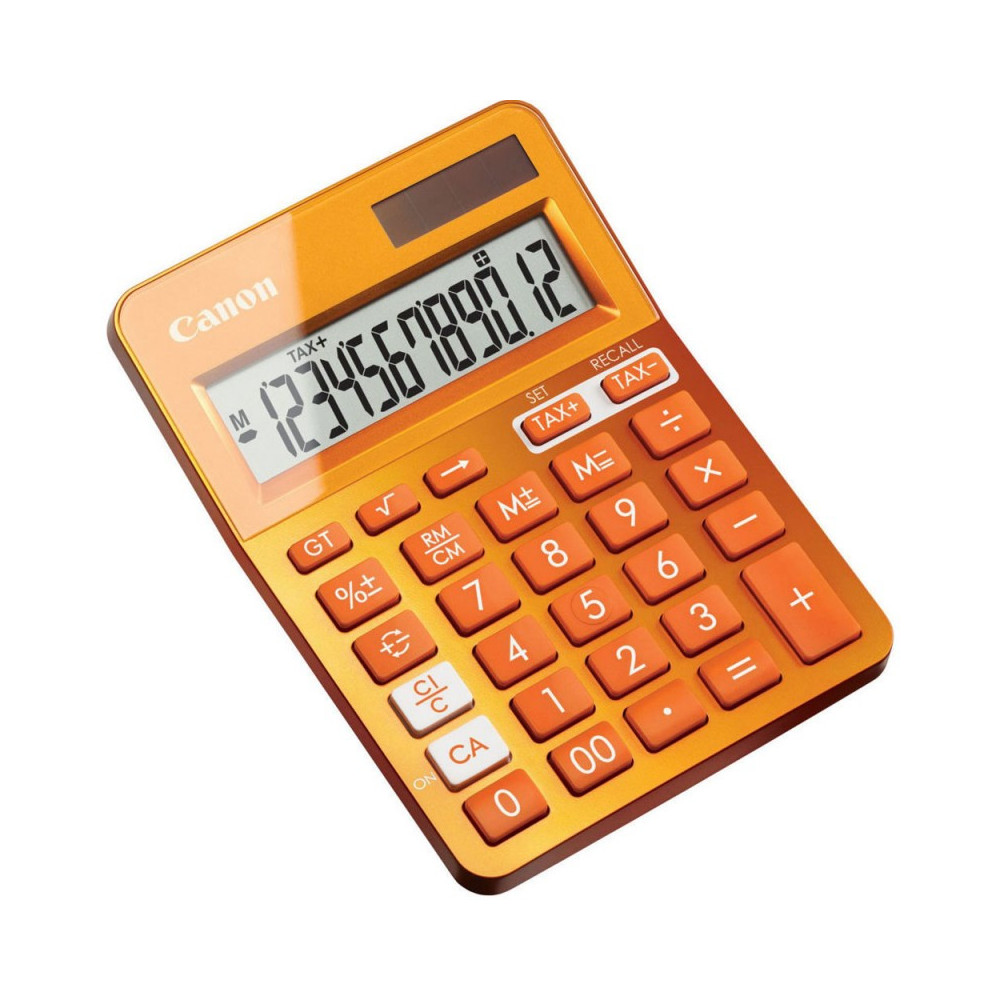 Calculatrice de bureau CANON LS-123K-MPK / Orangé