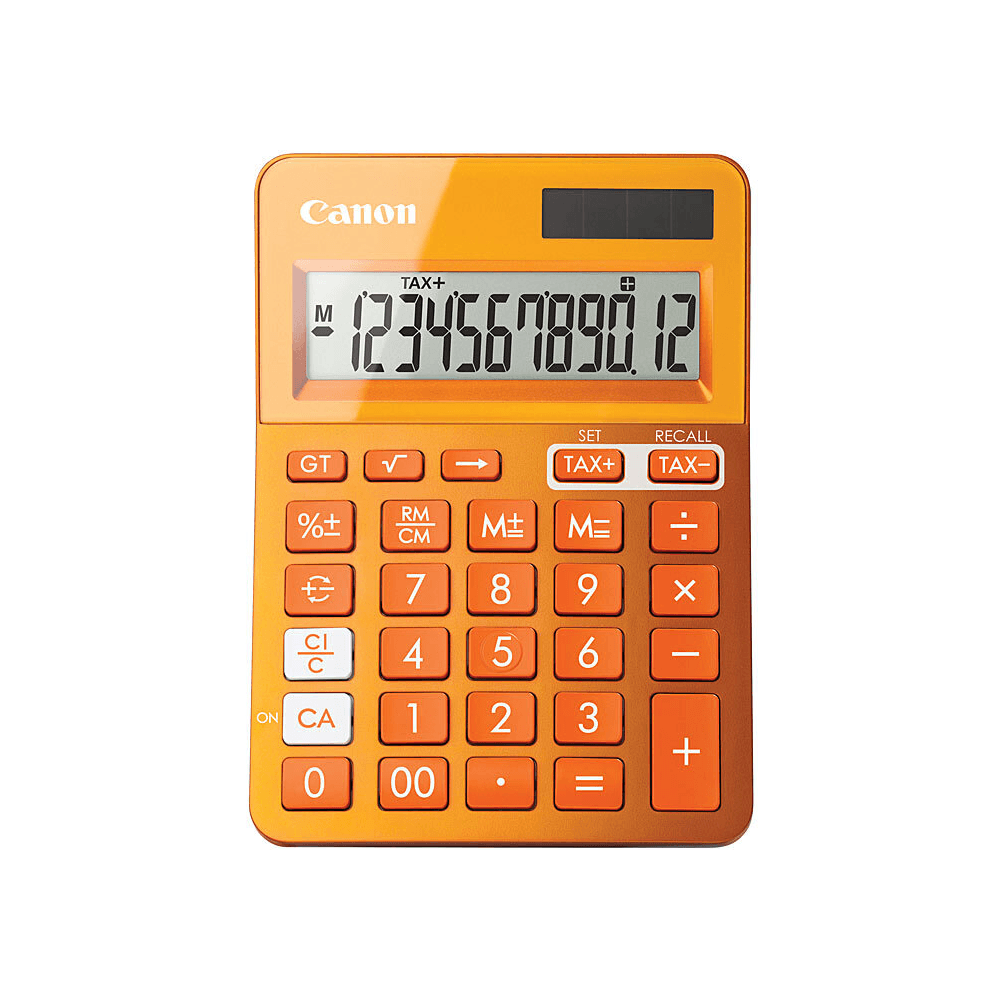 Calculatrice de bureau CANON LS-123K-MPK / Orangé