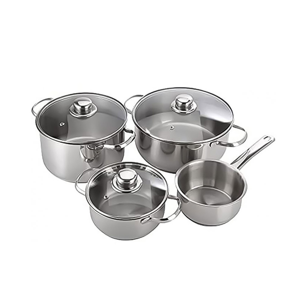 Set De Cuisine MAGEFESA 20CM+24CM+16+14CM 7 PIECES -INOX