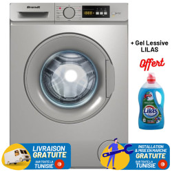 Lave Linge Frontale BRANDT BLF615S / 6KG / 1000 TRS / SILVER