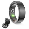 Bague intelligente KSIX Saturn, taille XL, Noir