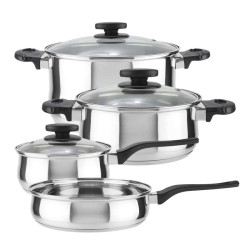 Set De Cuisine MAGEFESA 16CM+24CM+18+24CM 7 PIECES -INOX