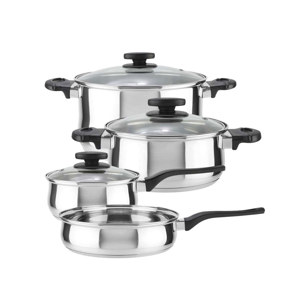 Set De Cuisine MAGEFESA 16CM+24CM+18+24CM 7 PIECES -INOX