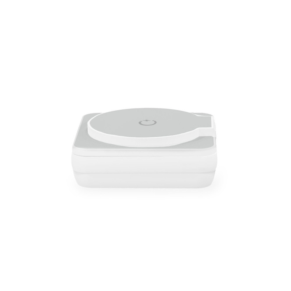 Chargeur sans fil KSIX Cube 3 en 1 15 W, pliable, PD,MagSafe Blanc