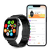 Montre connectée KSIX Olympo, écran AMOLED 1,96”, 2 bracelets, Noir