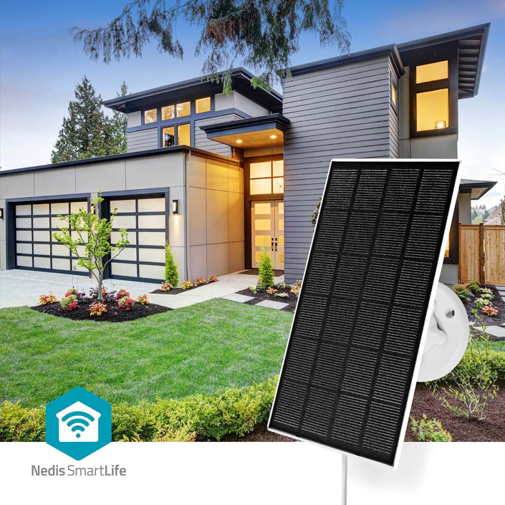 Panneau solaire 5,3 V DC | 0,5 A | USB Type-C™ câble 3M pour camera