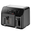 AIRFRYER DUO TECHWOOD 5.5L + 3.3L / Noir / CS-927