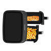 AIRFRYER DUO TECHWOOD 5.5L + 3.3L / Noir / CS-927