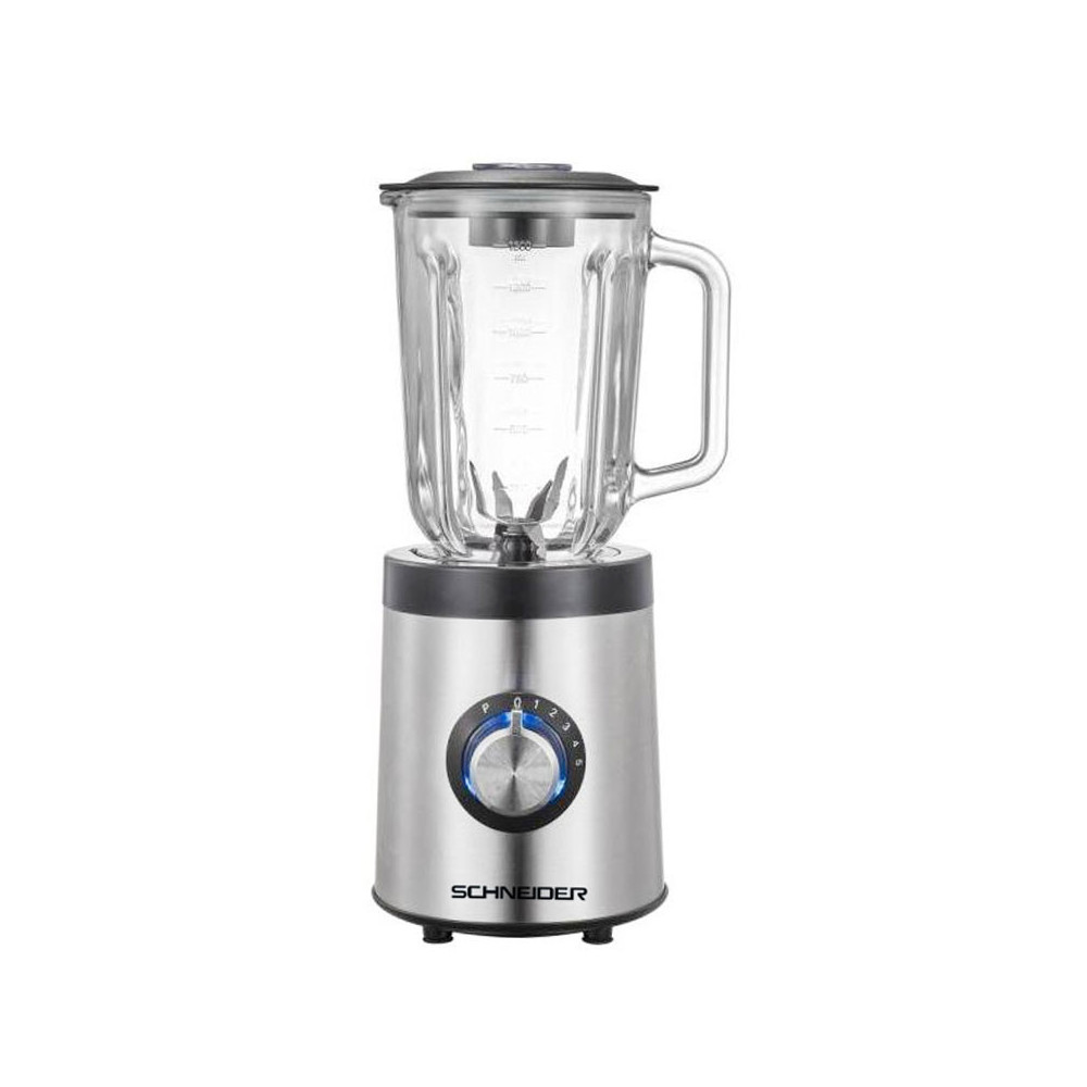 BLENDER SCHNEIDER AVEC BOL EN VERRE 1.5Litres / 600W /