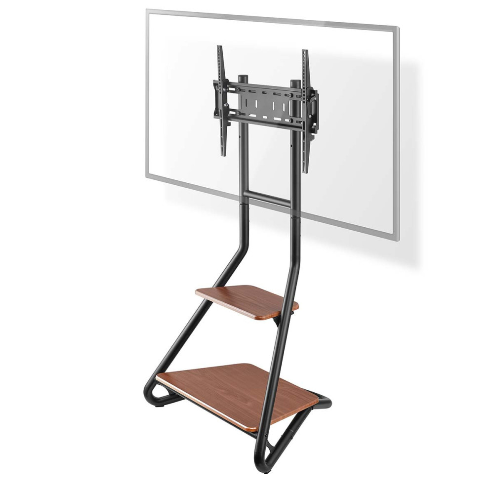 Support Fixe NEDIS Pour TV Au Sol 37'' - 75''- 40 kg - Noir / Marron