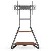 Support Fixe NEDIS Pour TV Au Sol 37'' - 75''- 40 kg - Noir / Marron