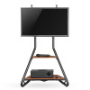 Support Fixe NEDIS Pour TV Au Sol 37'' - 75''- 40 kg - Noir / Marron