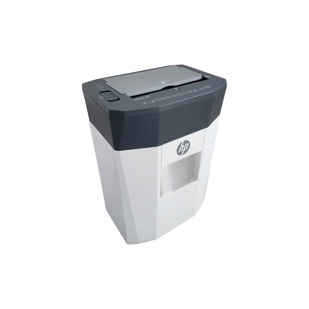 Destructeur de documents HP OneShred Auto 80CC / 15 Litres / Coupe Transversale / Blanc