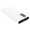 POWER BANK PLATINET 10000 mAh Polymère PD 3.0 QC 3.0 Écran LED BLANC
