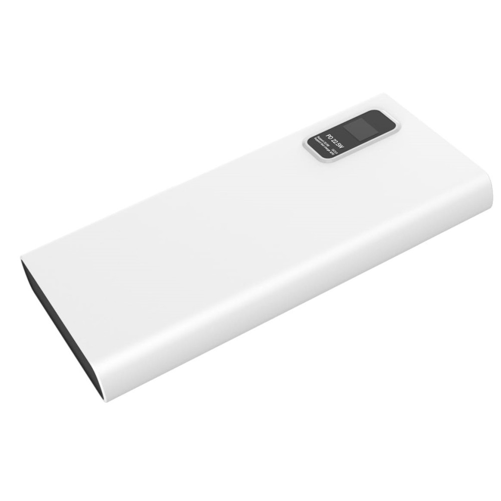 POWER BANK PLATINET 10000 mAh Polymère PD 3.0 QC 3.0 Écran LED BLANC