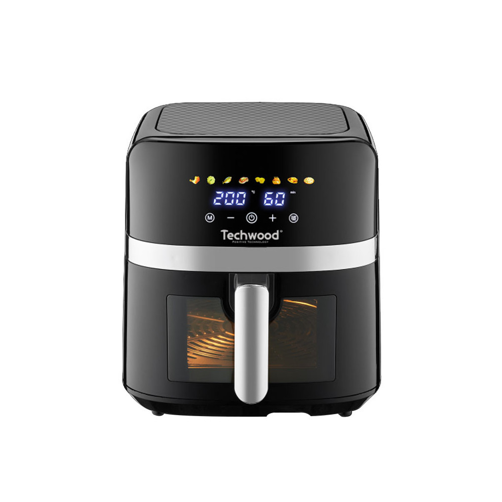 AIR FRYER TECHWOOD 8 Litres 1700W / Noir / TFR-806SHD
