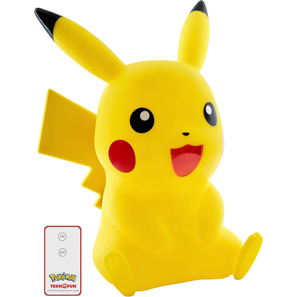 LAMPE LED 40 CM PIKACHU + TELECOMMANDE