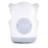 REVEIL LUMINEUX EDUCATIF PORTABLE AVEC SONS INTEGRES – AKSO - BLANC