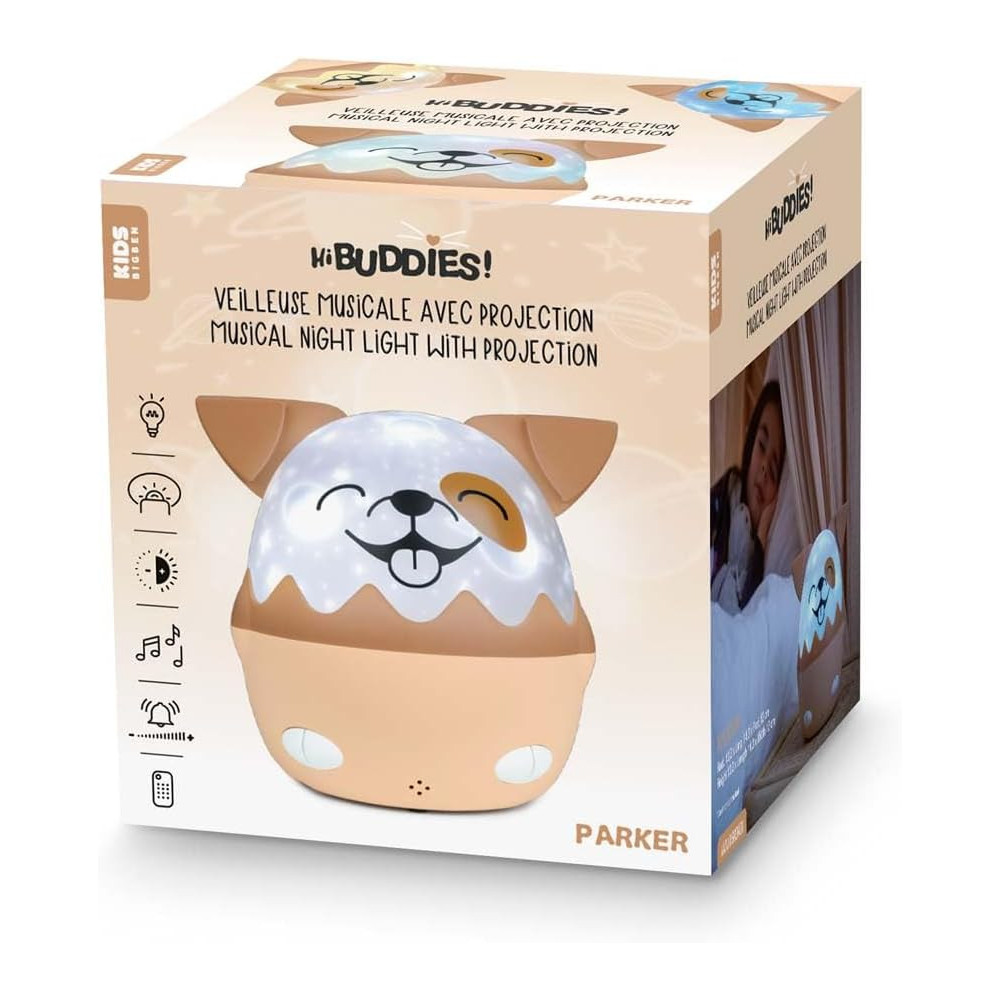 Veilleuse musicale sans fil avec projection Max – NLPKIDSDOG