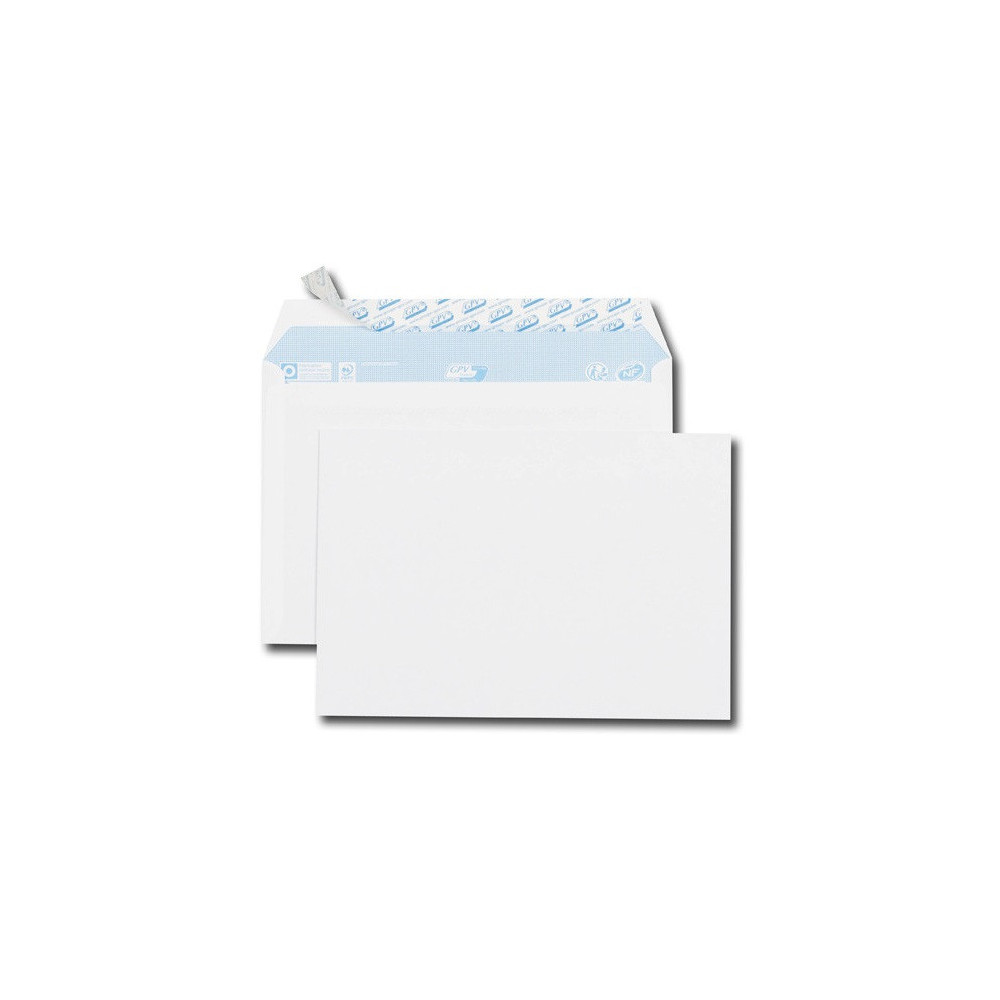 500x Enveloppes Blanc 162 x 229 mm