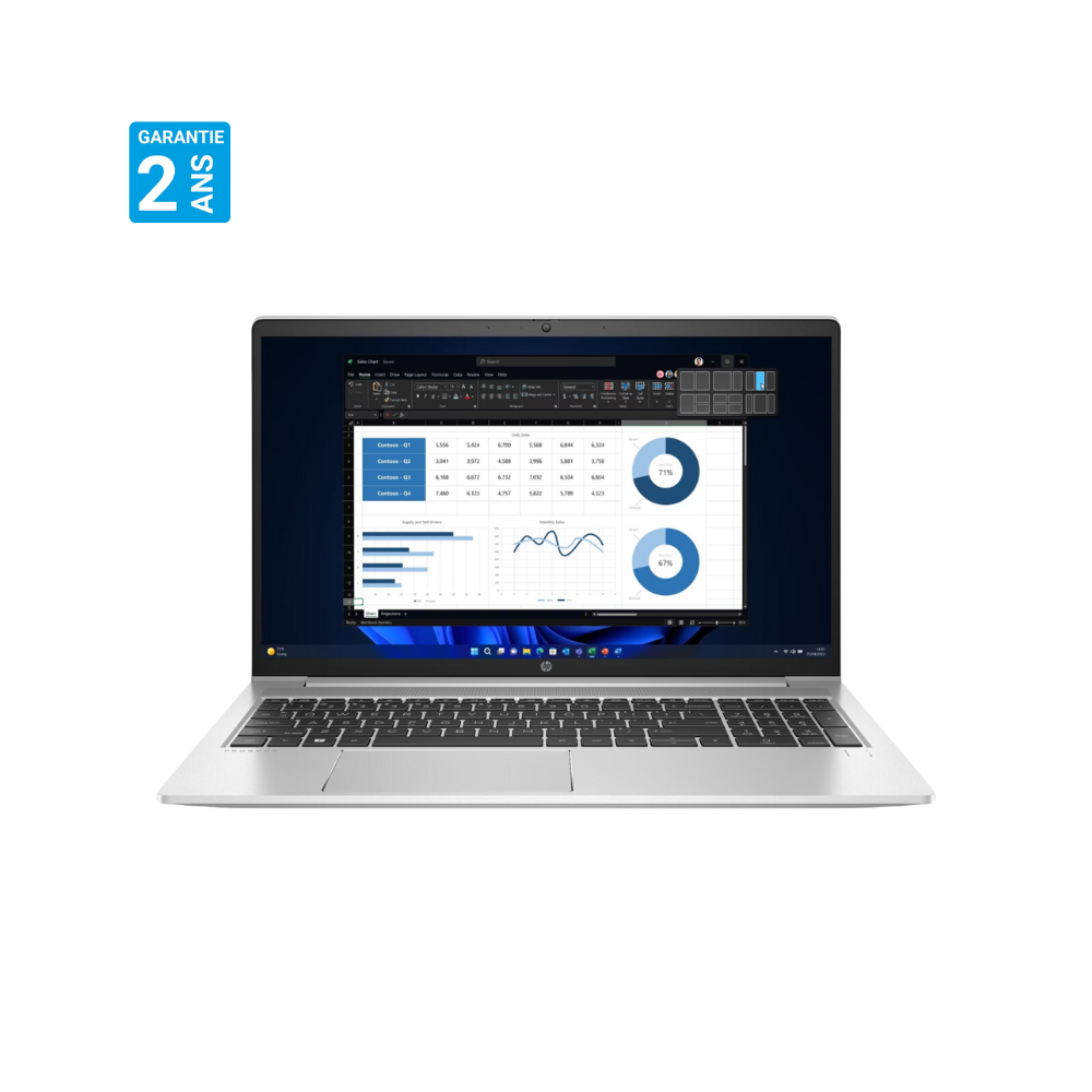 PC Portable HP ProBook 450 G10 / i5-1335U / 12 Go / 1 To SSD / Windows 11 Pro