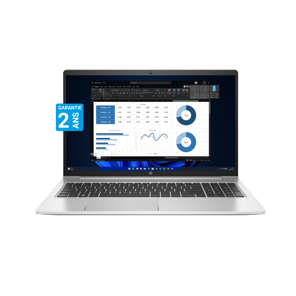 PC Portable HP ProBook 450 G10 / i5-1335U / 12 Go / 1 To SSD / Windows 11 Pro