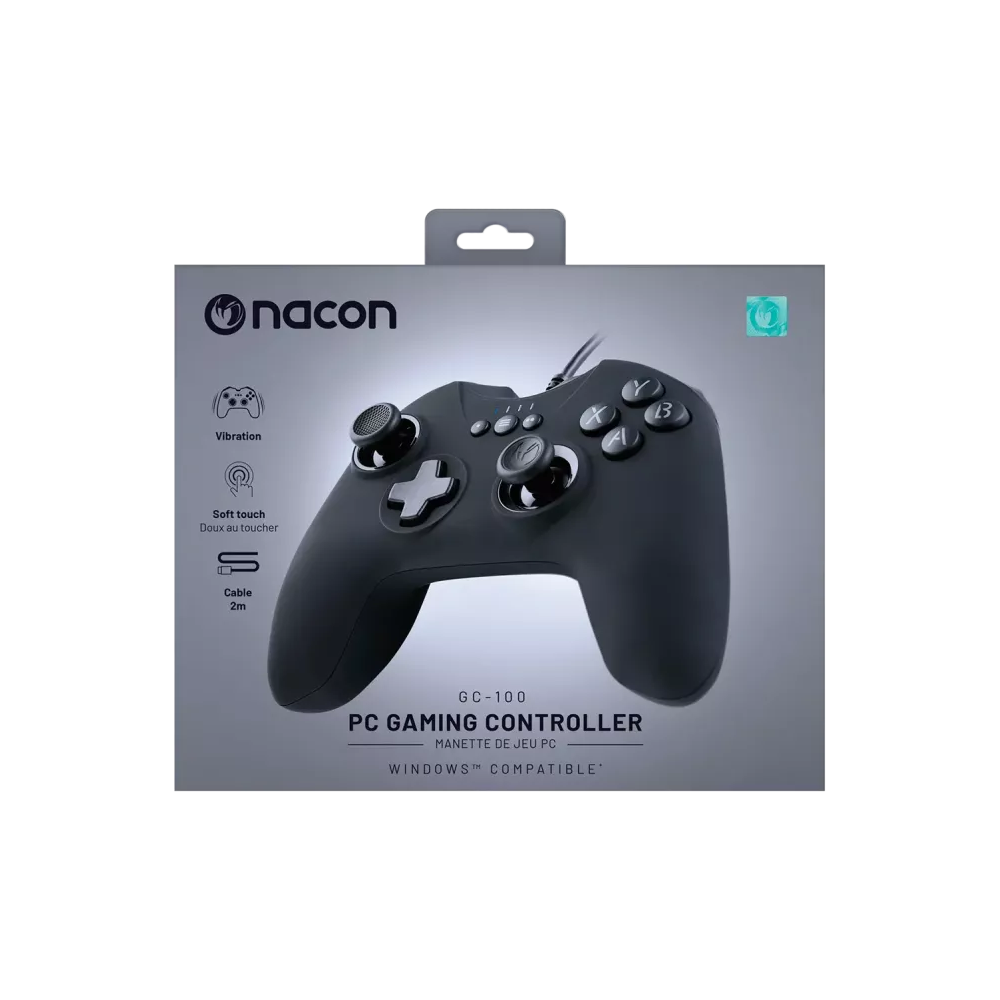 Manette Filaire GC-100XF pour PC - Noir