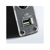 Adaptateur charge voiture Forever 3en1 avec câble USB noir