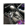 Adaptateur charge voiture Forever 3en1 avec câble USB noir