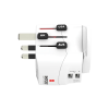 ADAPTATEUR DE VOYAGE SKROSS PRO LIGHT USB EARTHED 2 USB SLOT