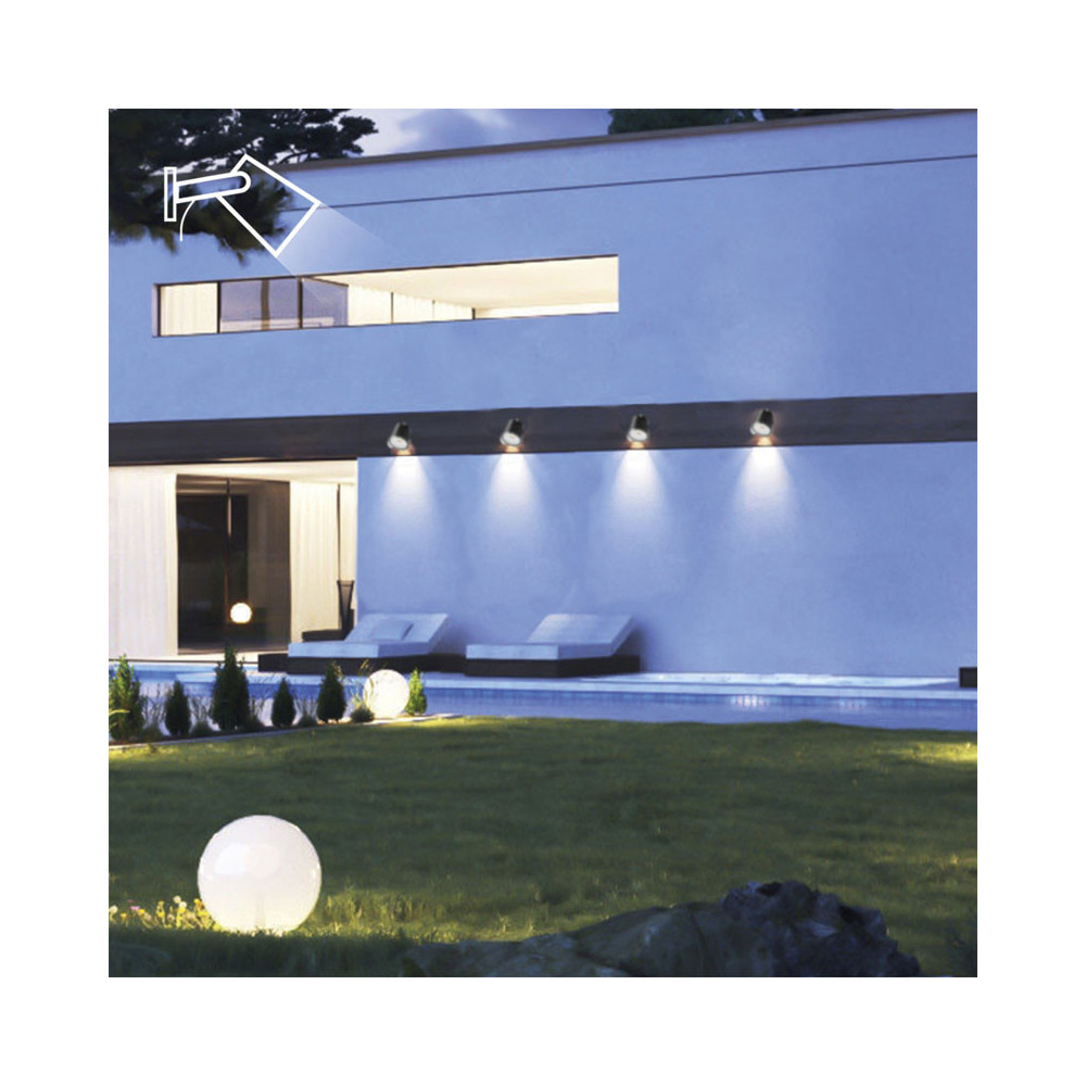 Lot de 4 balises extérieures SmartLED KSIX,WiFi+APP inclus, 18W
