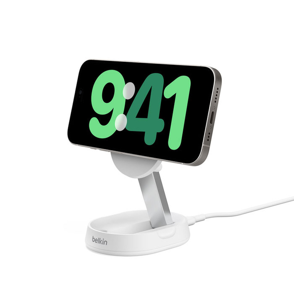 Support de recharge BELKIN BoostCharge Pro Qi2 et pliable (15 W) BLANC