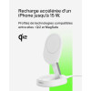 Support de recharge BELKIN BoostCharge Pro Qi2 et pliable (15 W) BLANC