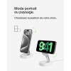 Support de recharge BELKIN BoostCharge Pro Qi2 et pliable (15 W) BLANC